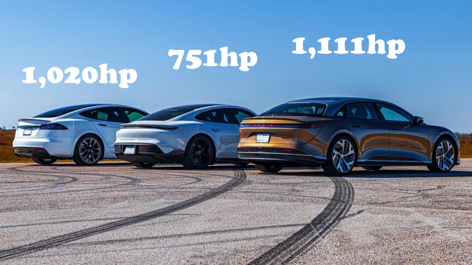 Tesla, Lucid ve Porsche Drag Yarışında!