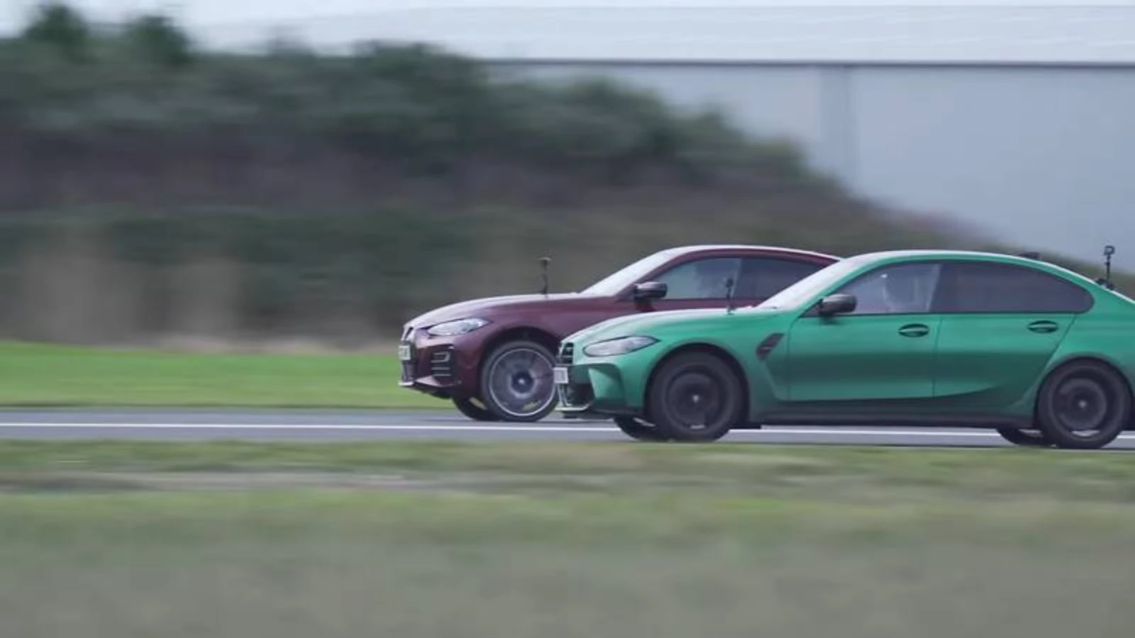 BMW i4 M50 vs BMW M3 Drag Yarışında!