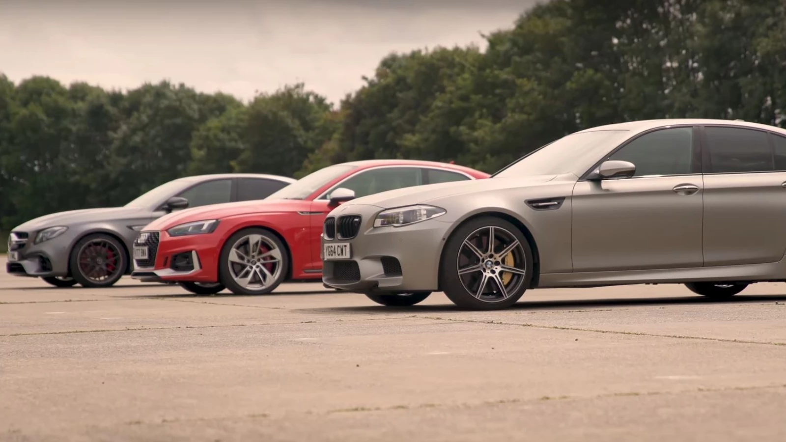 BMW M3 AWD v Model 3 Performance v Audi RS5 Drag Yarışı