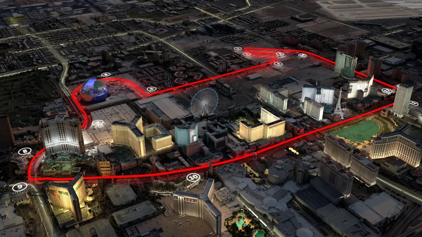 Formula 1'in Yeni Pisti: Las Vegas! - Las Vegas F1 Pistinin Detayları