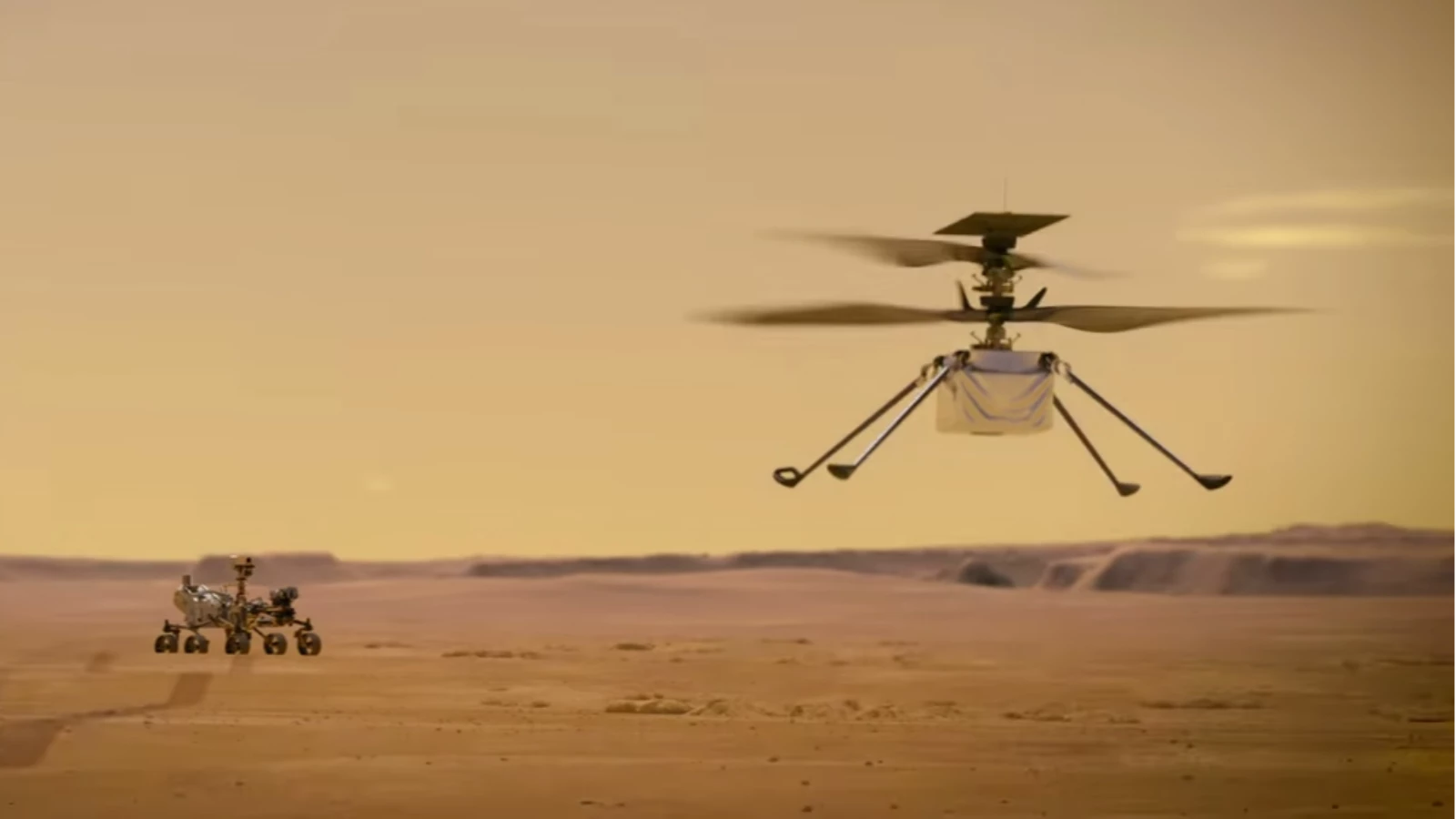 NASA, Mars Helikopteriyle İki Yeni Rekora İmza Attı