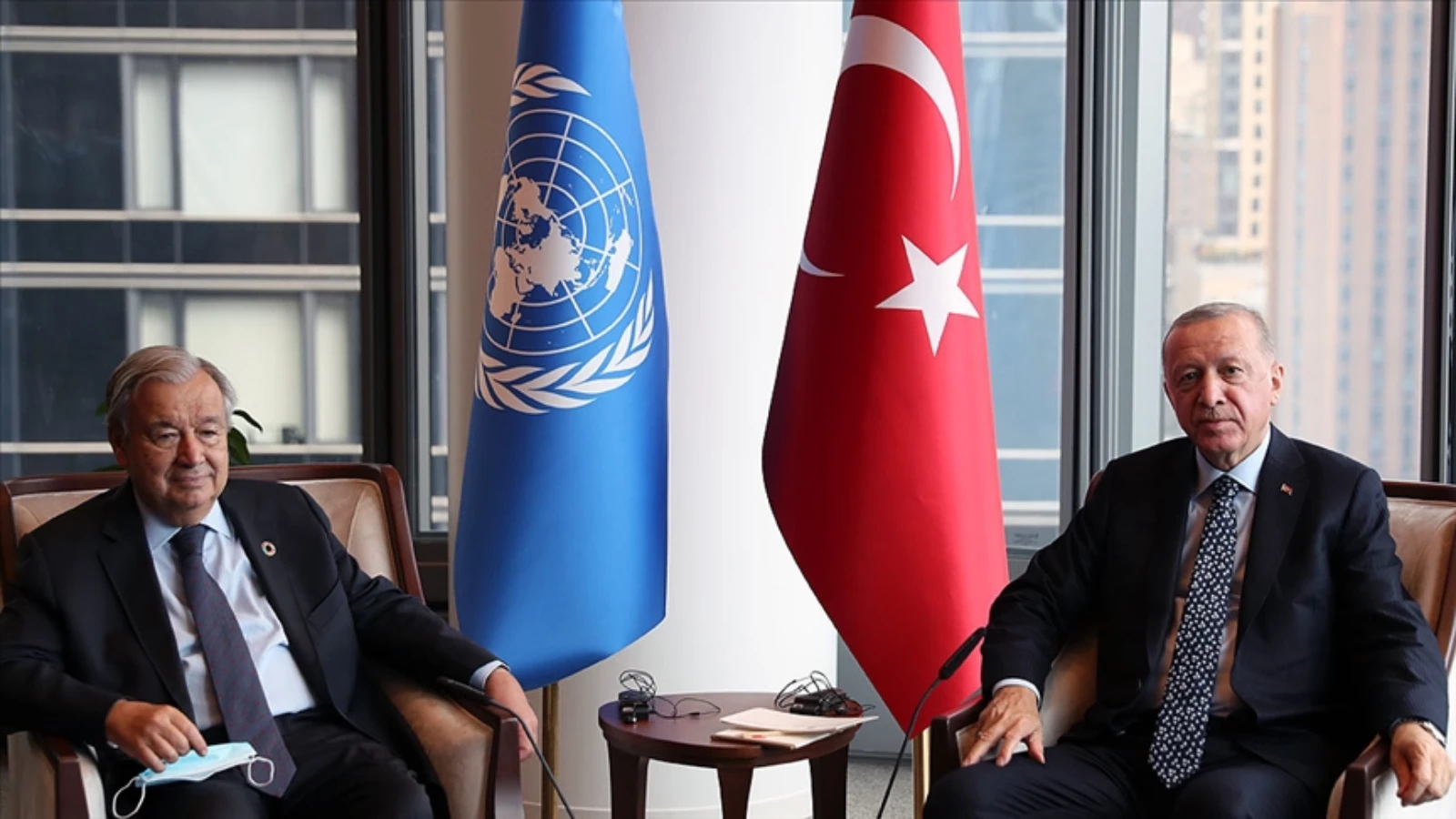 Erdoğan, BM Genel Sekreteri Guterres'i kabul etti