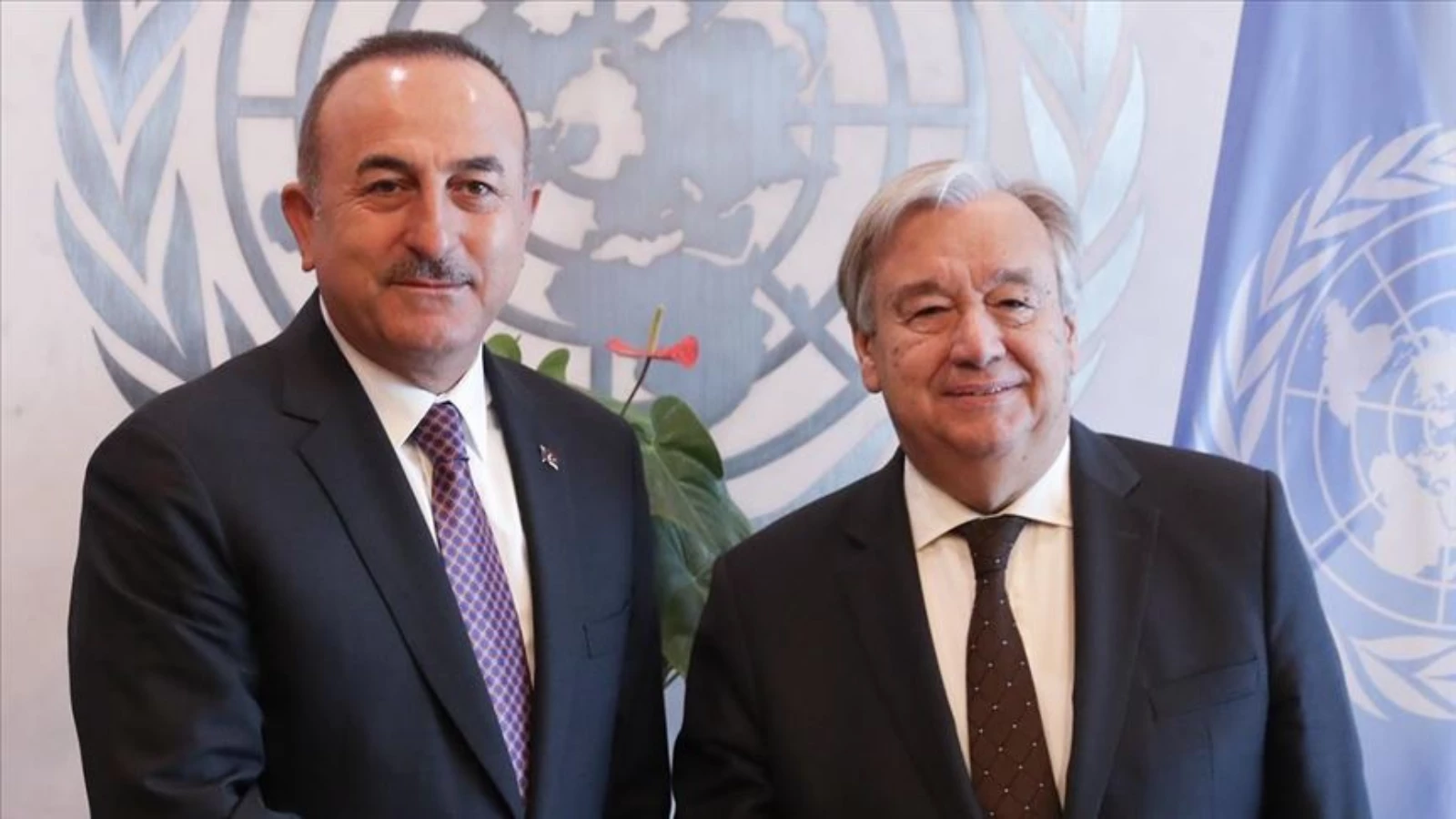 Çavuşoğlu, BM Genel Sekreteri Guterres ile görüştü