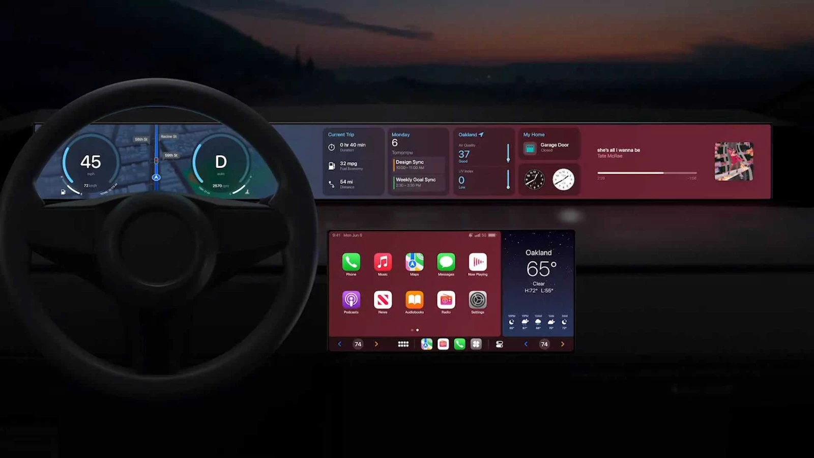 Apple Yeni Nesil CarPlay Sistemini Tanıttı