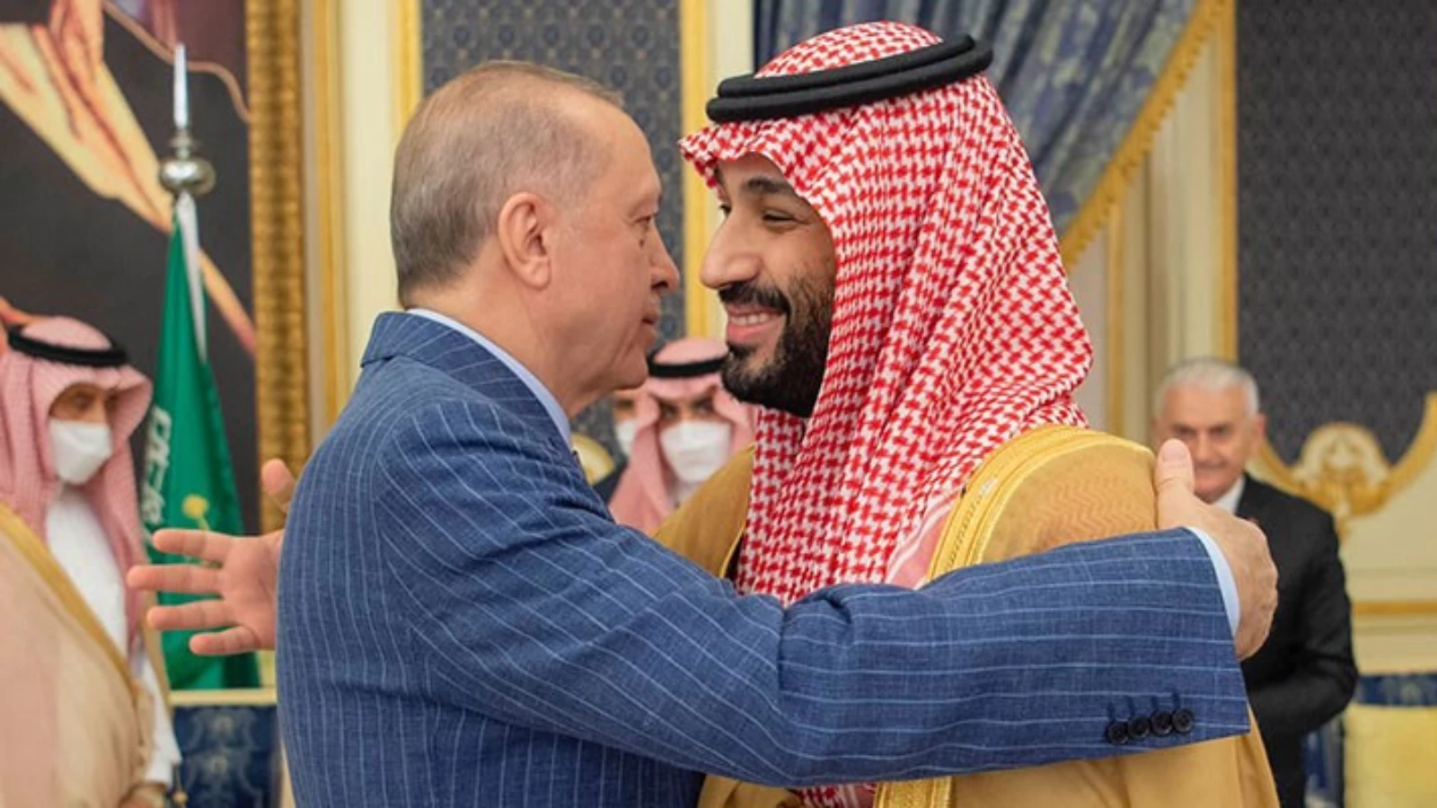 Erdoğan, Veliaht Prens Selman'ı resmi törenle karşıladı