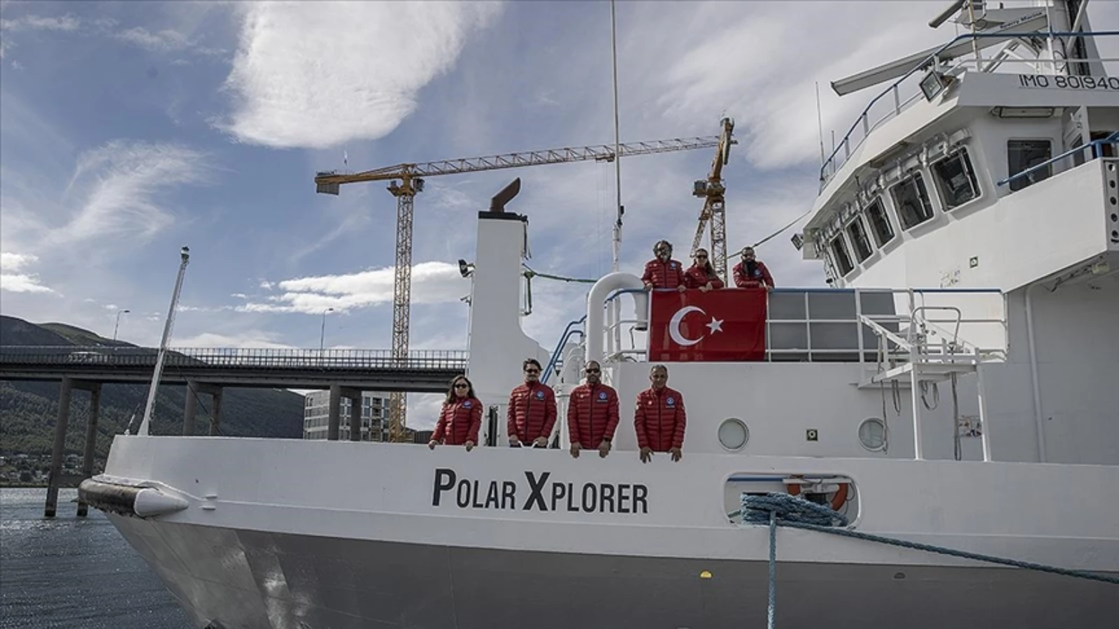 Türk Ekibi Arktik Okyanusu’nda Araştırma Seferine Başlamış Bulunuyor