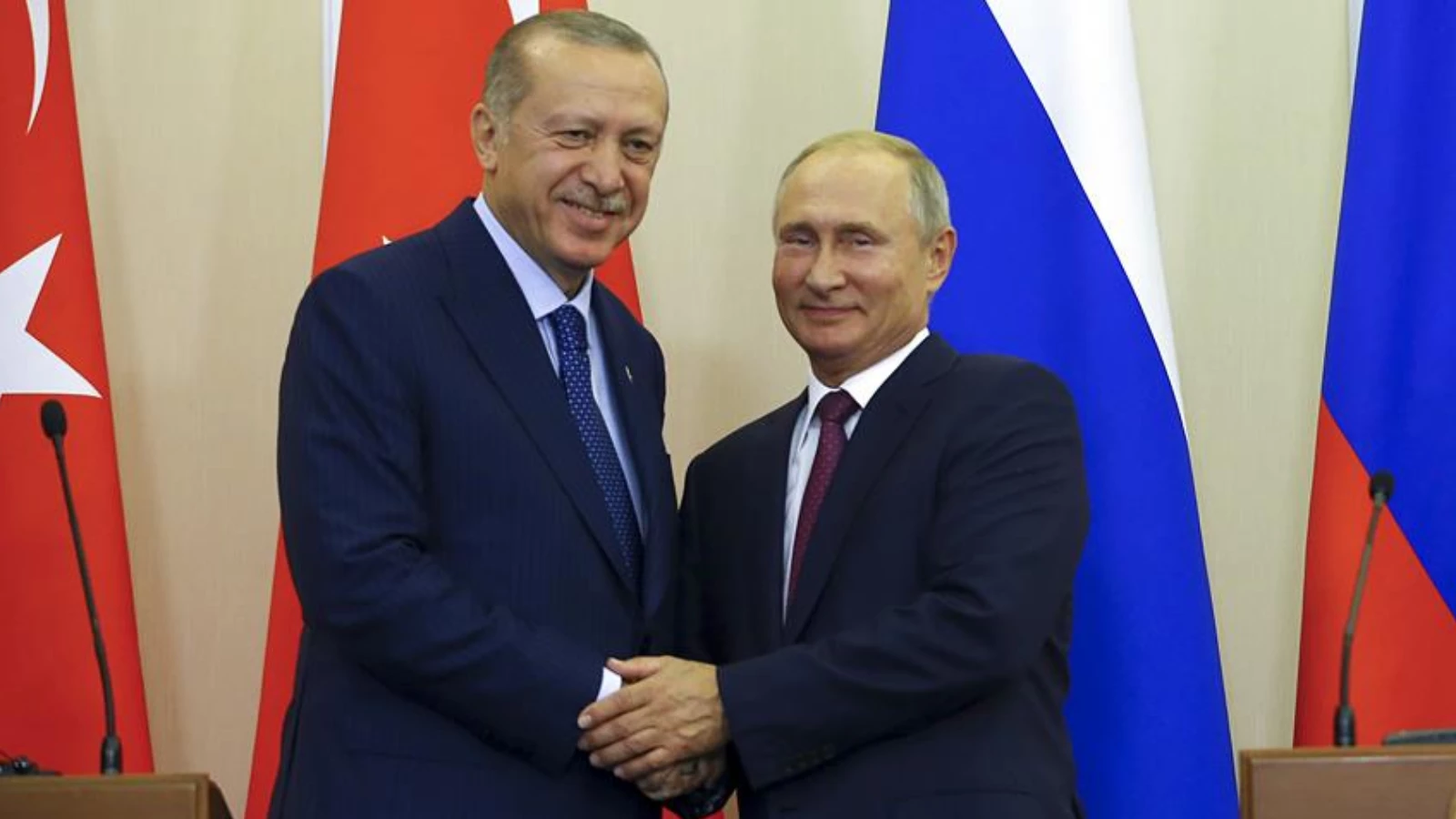 Cumhurbaşkanı Erdoğan Putin ile Görüştü