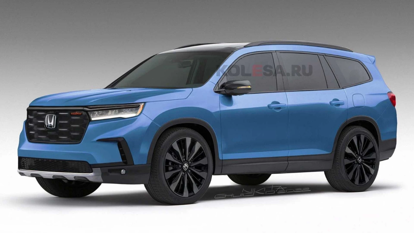 2023 Honda Pilot'un Resmi Olmayan Render Görüntüleri