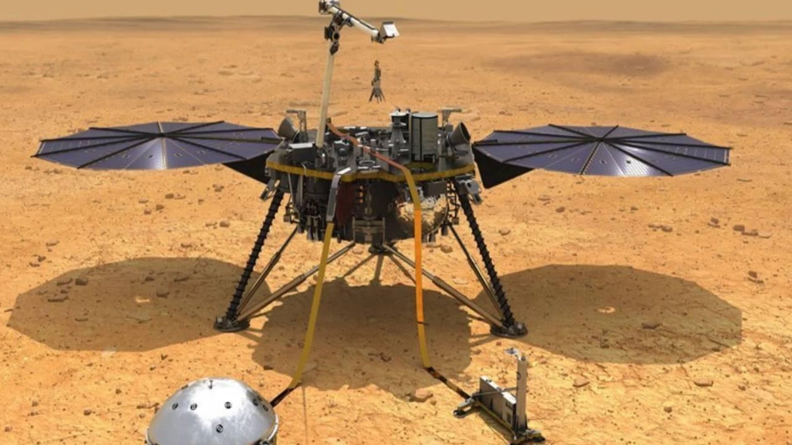 NASA Aracı InSight, Mars'a Düşen Meteorların Ses Sinyallerini Kaydetti