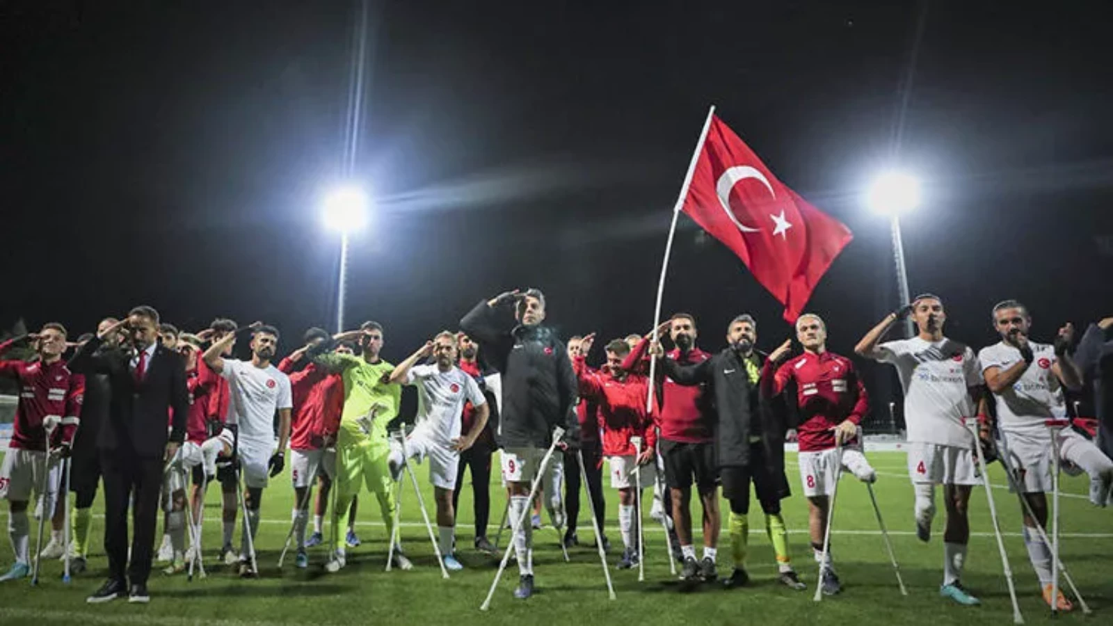 Ampute Futbol Milli Takımı, Liberya'yı 5-0 Mağlup Etti