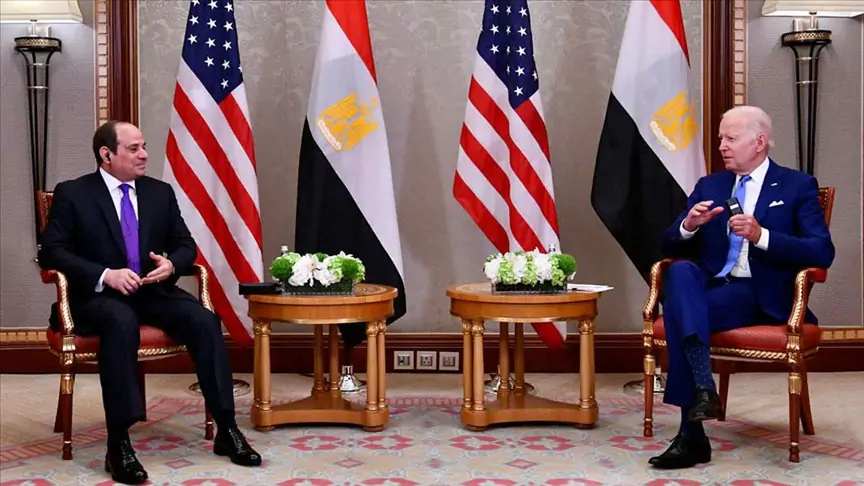 Biden ve Sisi Çözüm için Bir Aradaydı