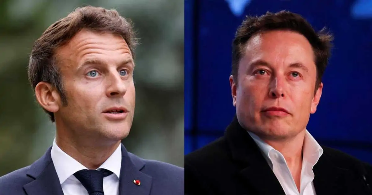 Macron’dan Elon Musk ile Özel Görüşme!