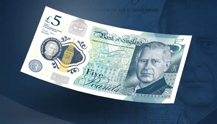 İngiltere Kralı Charles Banknotlarda Gözükmeye Başladı