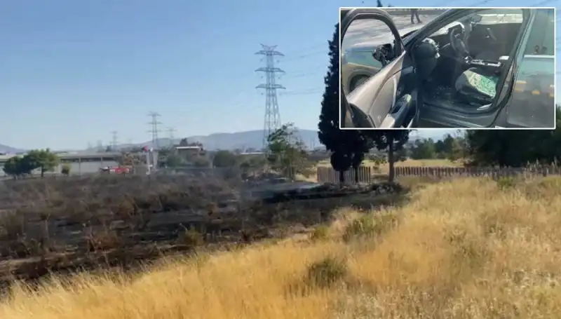 İzmir'deki Otluk Alan Yangını, AVM Otoparkında Büyük Panik Yarattı!