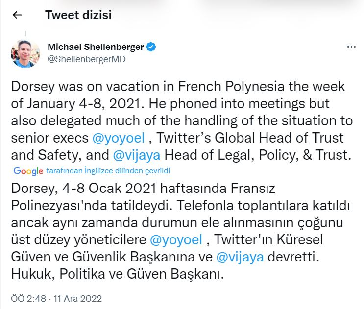 Bağımsız Araştırmacıdan Jack Dorsey Açıklaması