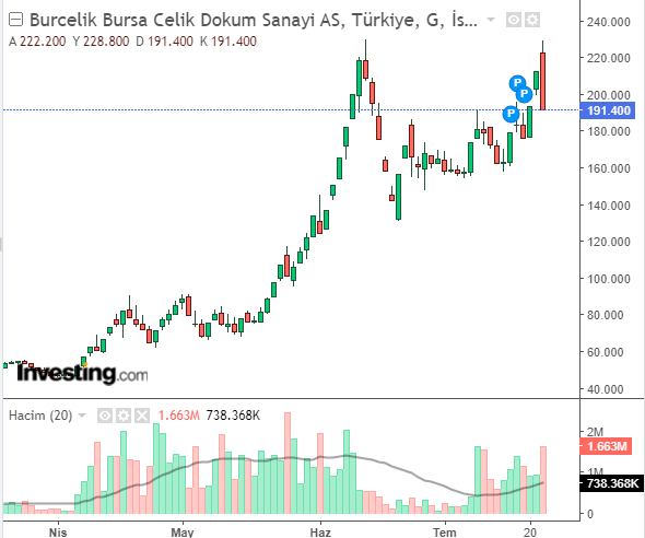 BURCE Hisse Grafiği 