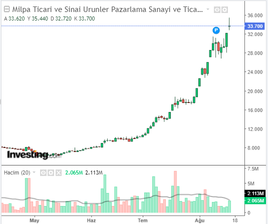 MIPAZ Hisse Grafiği