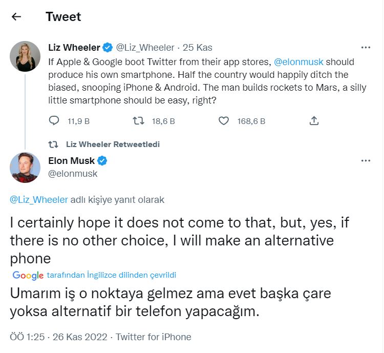 Elon Musk Telefon Çıkaracak Mı?