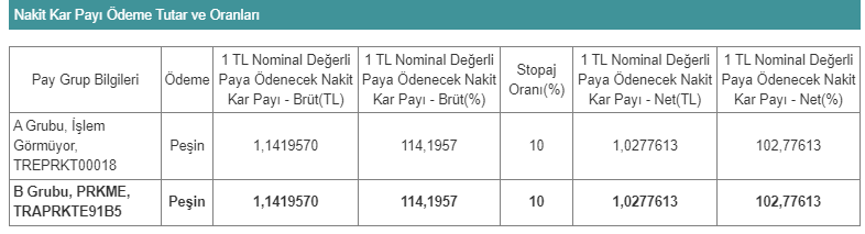 Park Elektrik Üretim Madencilik Sanayi ve Ticaret A.Ş. (PRKME)