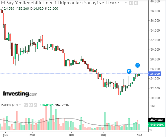 Say Yenilenebilir Enerji Ekipmanları Sanayi ve Ticaret A.Ş (SAYAS) 