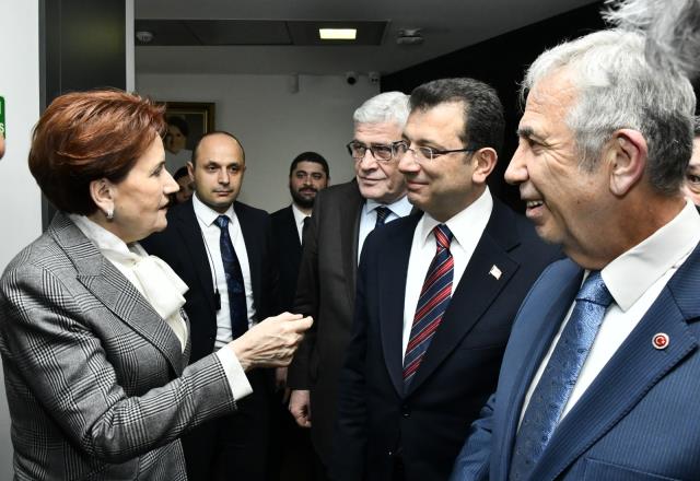 Meral Akşener'e CHP'li Ekrem İmamoğlu ve Mansur Yavaş'tan Ziyaret