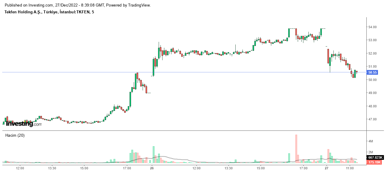 Tekfen hisseleri neden düştü