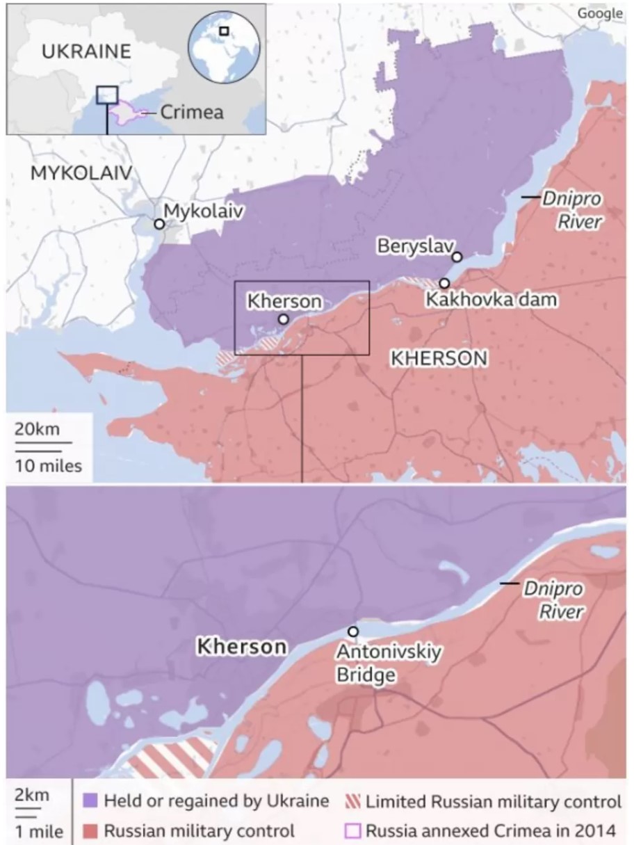 Kherson'daki Savaşın Suçlusu Rusya