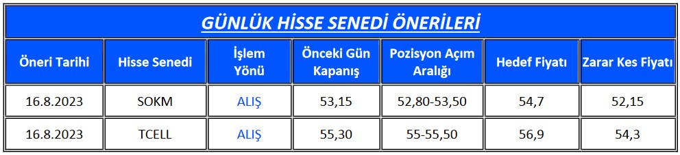 Aracı Kurum 2 Hisseye Hedef Fiyat Verdi! İşte "AL" Tavsiyesi Verilen Hisseler!