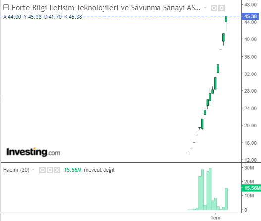 Forte Bilgi Iletisim Teknolojileri ve Savunma Sanayi AS (FORTE)