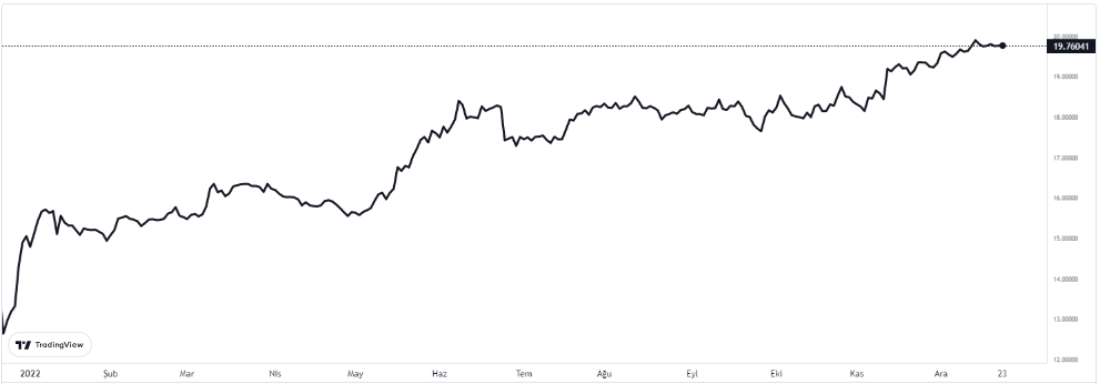 euro kaç lira oldu 23 aralık 2022