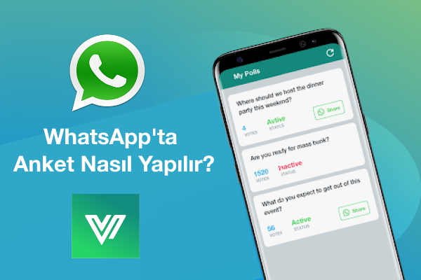  WhatsApp'ta Anket Oluşturma