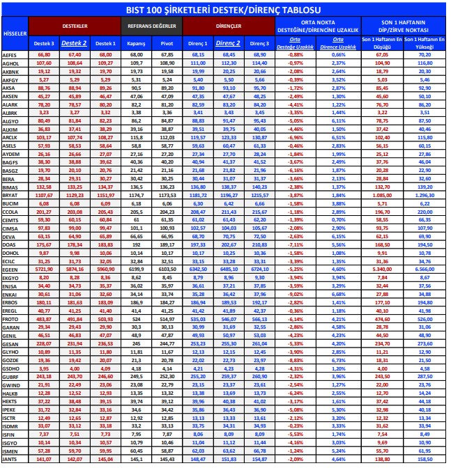 BIST 100'de Hangi Hisseler Öne Çıktı?