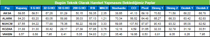 İnfo Yatırım Hisse Önerileri