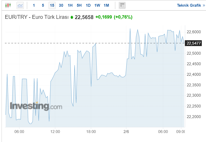 Euro/TL Kaç TL?
