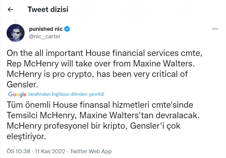 SEC Başkanı Gensler Eleştiriliyor- Twitter