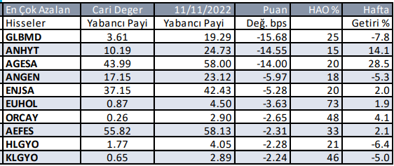 Yabancılar Ne Sattı?