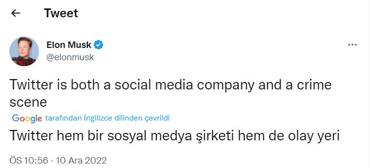 Elon Musk'tan Twitter Açıklaması