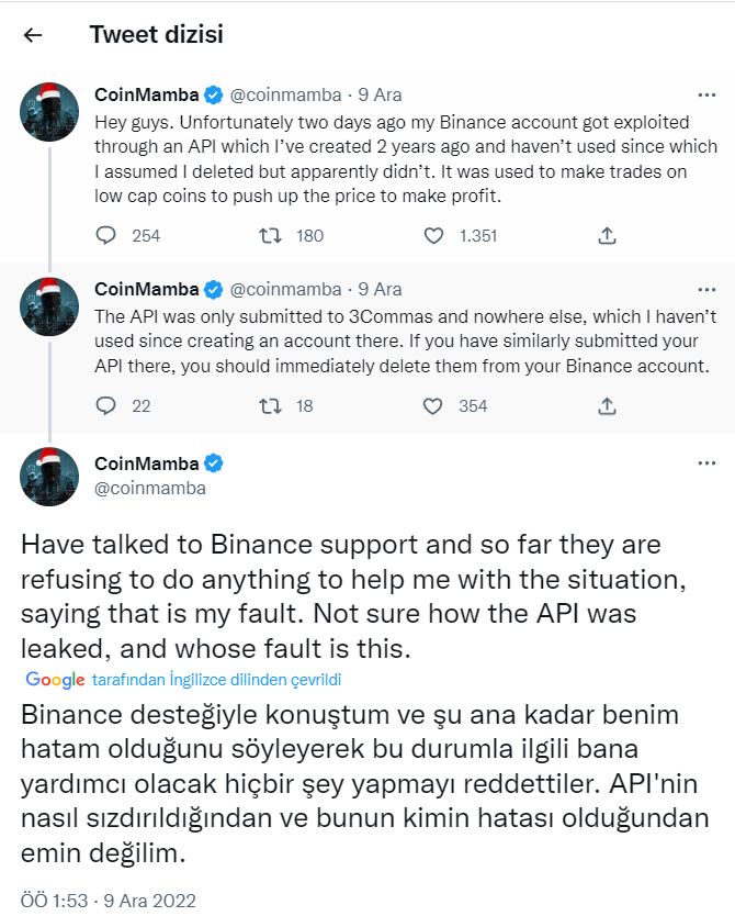 Binance Kullanıcısı İsyan Etti