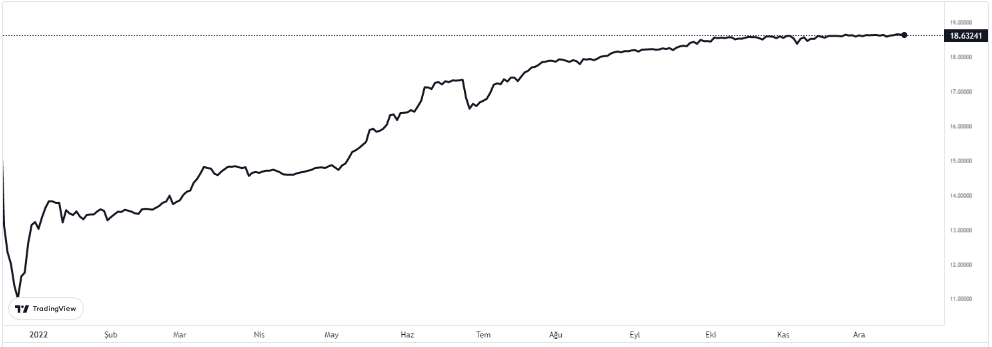 dolar kaç lira 20 aralık 2022