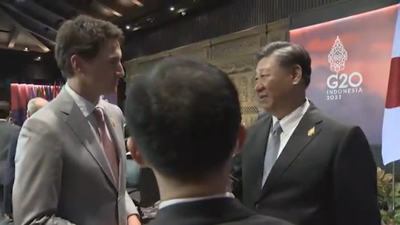 G20'de Xi, Trudeau'yu Eleştiriyor