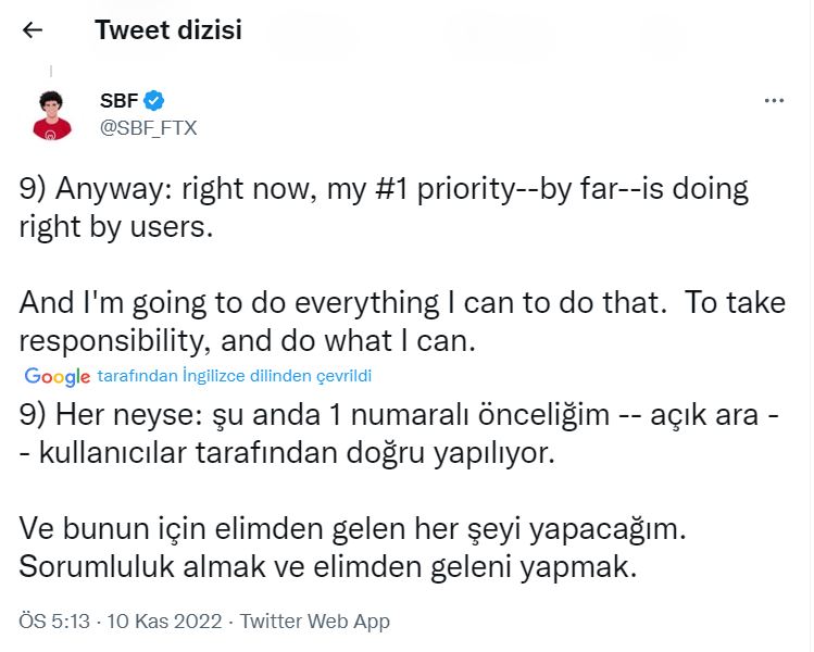 FTX İflası- Bankman- Fried- Twitter