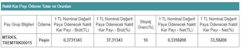 Matriks Bilgi Dağıtım Hizmetleri A.Ş. (MTRKS) 